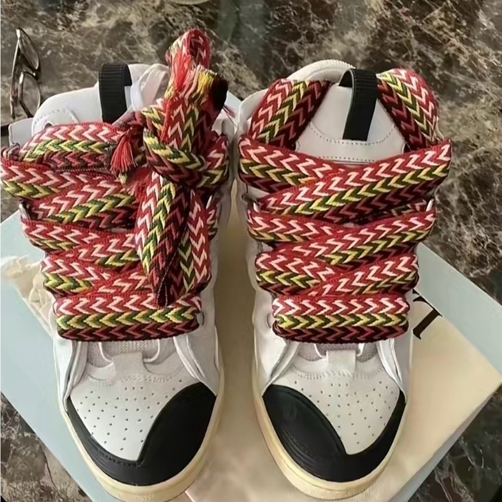 Colorful High-Top Sneakers